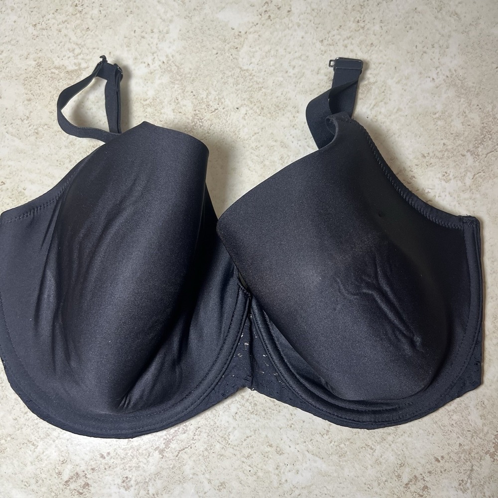 Chantelle Norah Comfort Smooth Sweetheart T-Shirt Bra 13FNO Black 34DDD / 34F